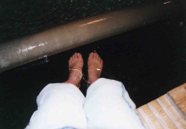 せっかくなので、足湯につかってきました。<br />足のドライヤーが設置されているので便利。<br />足が軽くなりますので、なばなの里に行かれた際は是非。
