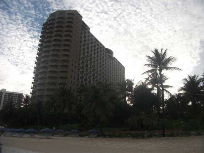 海辺から見たアウトリガー