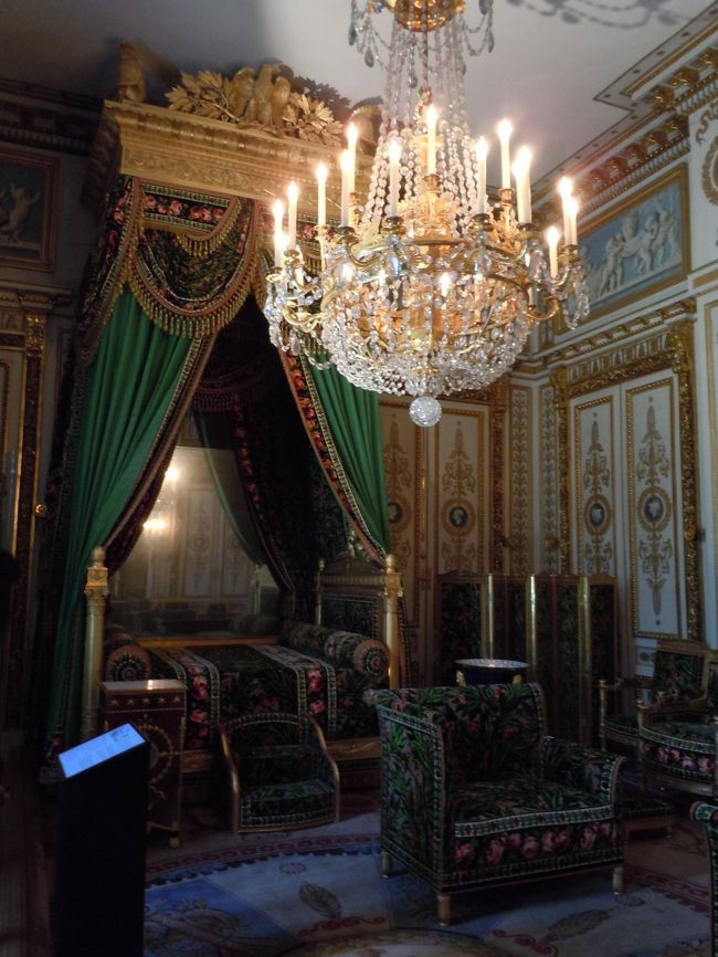 皇帝の寝室。<br /><br />ナポレオンの寝室。