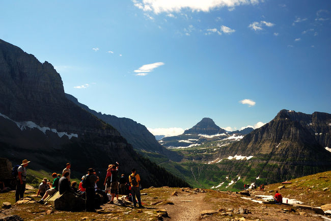 11:05 Haystack Buteのふもとに到着<br />　　　少し休憩しましょう