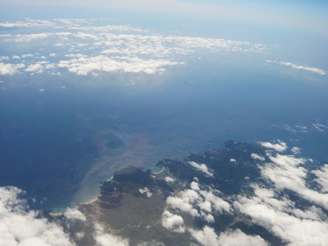 名古屋⇒成田　デルタ航空284便<br /><br />静岡県伊豆半島上空。
