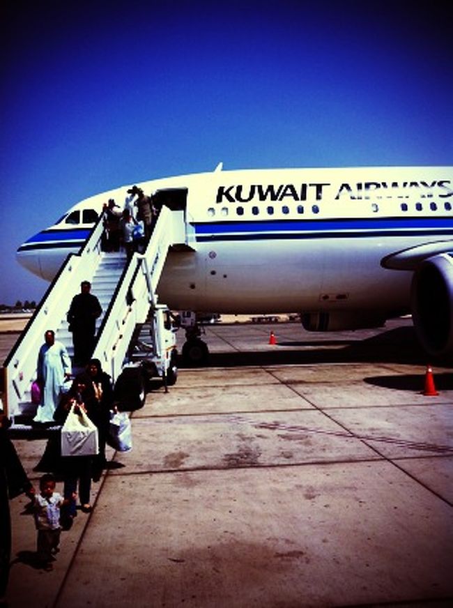 クウェート航空でルクソールへ。