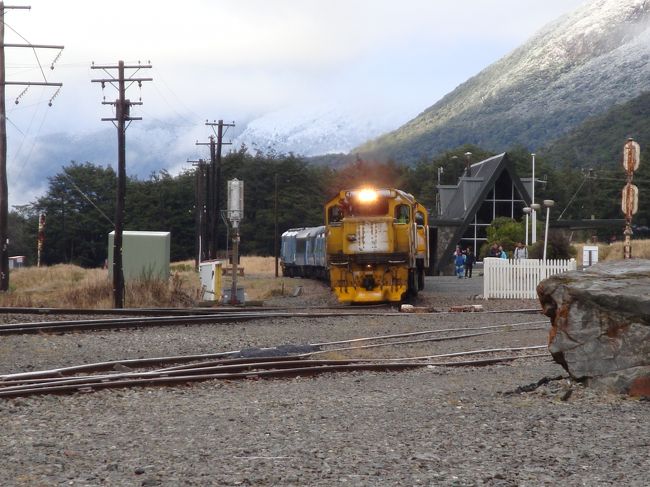 トランツ・アルパインとお別れです。。<br /><br />このまま列車は、ウエストコートのグレイマウスまで行くそうだ