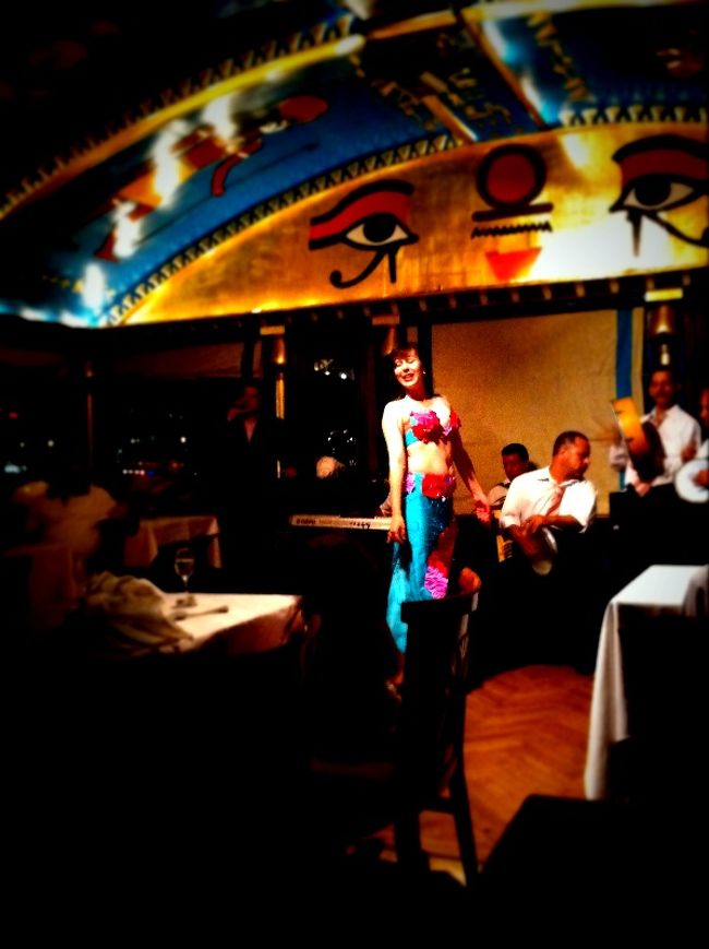 ベルーダンス、女性編。<br />「ナイルファラオ」というクルーズ船に乗りました。