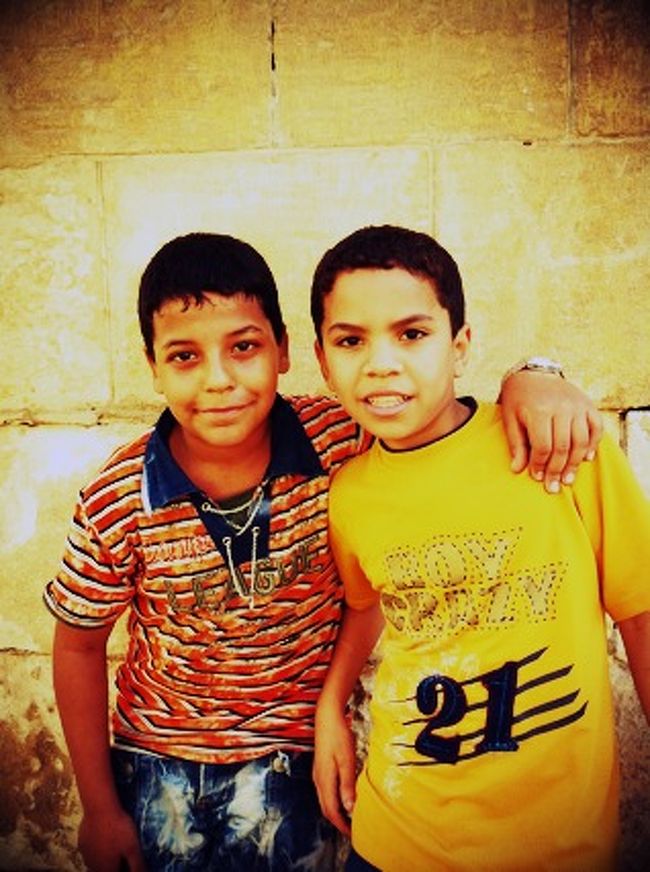 子どもたちはフレンドリー。