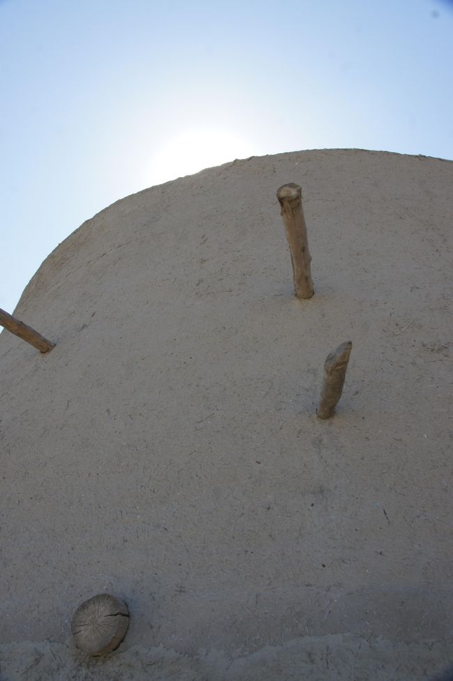 城壁から飛び出してる木切れは何でしょ？これ伝って攀じ登る訳は無いよね？