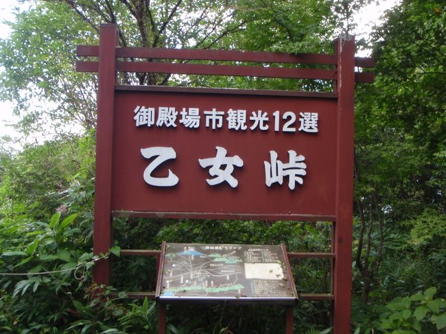 乙女峠<br /><br />ここから、まっすぐ下る。<br />時間があれば、長尾峠まで行きたかったが、タイムアップ。