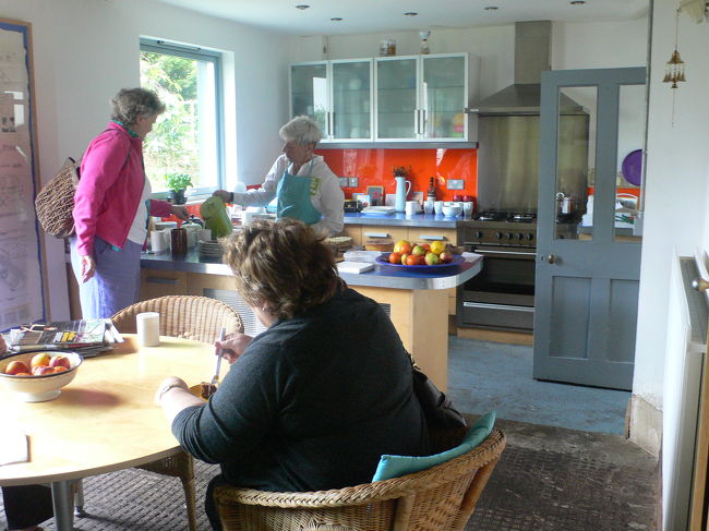 こんなキッチンがほしいなあ。<br />この家の中で一番好きな空間でした。