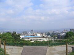 名神の大津ＳＡから琵琶湖の眺望。