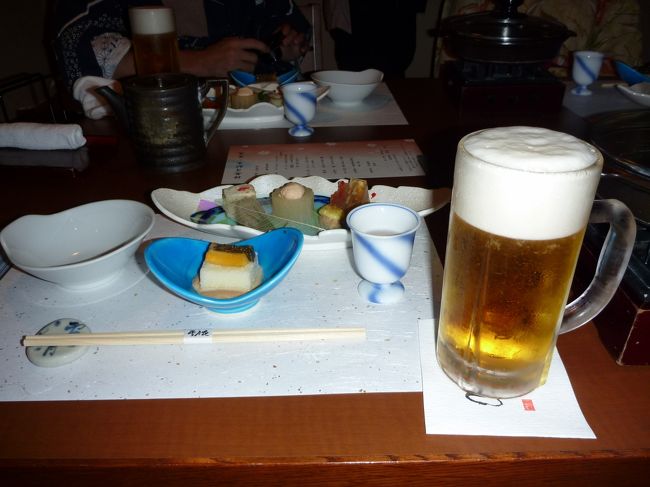 夕食。<br />値が張るだけのことはある。<br />いわゆる懐石系だけど、味もなかなかいいです。