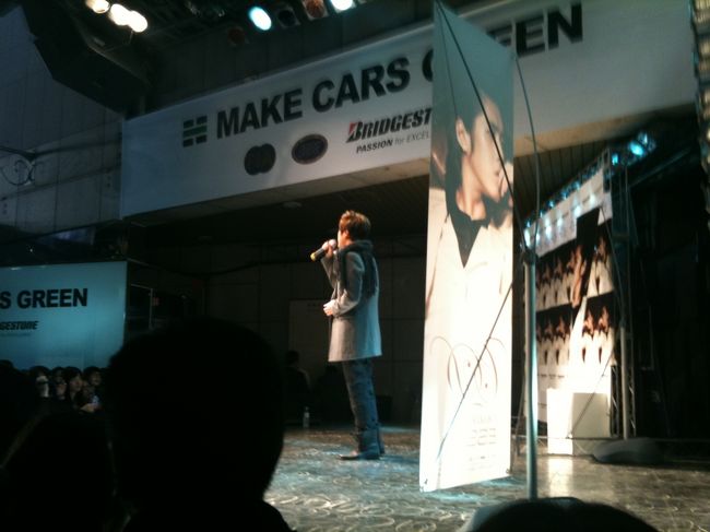 戻ってきたら何か韓流の人がいました。<br />でも誰かわからない。