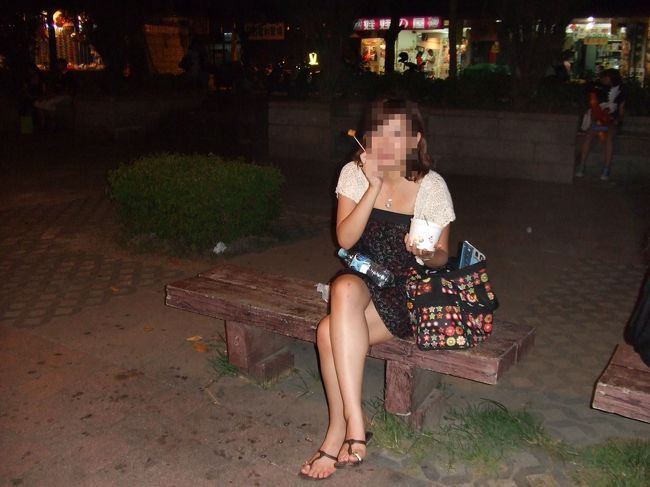 道端で売っていたイカのから揚げがおいしかった〜(o＾〜＾o)