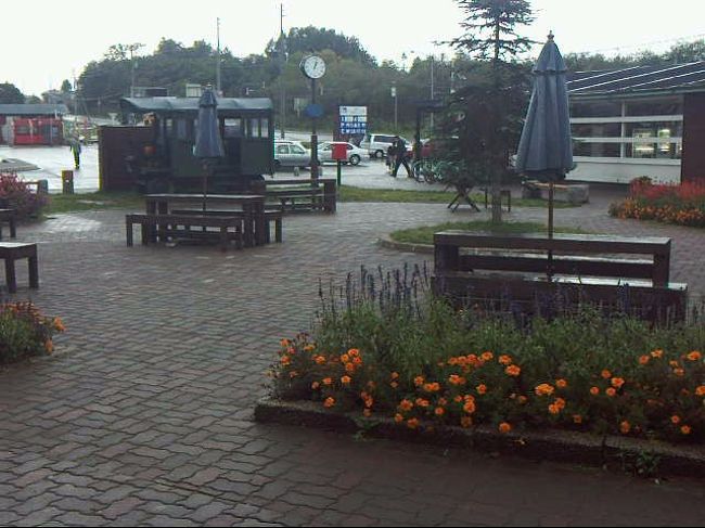 　カボチャというのは実に色々な種類があるのはご存じでしょうか。味も食感もそれぞれ異なります。<br />　この道の駅には、１０種類は置いてありました。それぞれ購入して、カボチャバイキングとかしたらどうだろう。<br />　それが意外にも大当たりして、ちょっとした資産家になって……。<br />　そんなことを考えていたら、買い物をしていた相方がほしいものの購入を済ませ、<br />　「行くよー。」<br />　というので、我に戻りました。