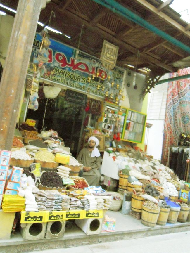 スカーフが欲しくて、うろうろ。<br />子供に足をひっかけられそうになった。<br />ついでだから見てたら、どんどんだしてきて<br />いっつも友達じゃなくて自分に巻かれる・・・。<br />結局交渉して、やめて去ろうとしたら値段が下がっていくので<br />買った。かわいかったし。<br /><br />次に向かったのもスカーフ。<br />やっぱり親子。おとーちゃん「ラマダン、ノーフード、だから１ドル」<br />もちろんチップはあげませんでしたが、なかなか好みなものだったので買いました。<br /><br />道歩きながらチェック柄のスカーフが気になりました。<br />１５ドル？いらないっていって去りました。<br />そしたら、どんどん値段を下げていき、５ドルぐらいになりましたので、<br />引き返しました。なんなんでしょう！<br /><br />あとで添乗員さんに聞いたら４〜５ドルぐらいが相場らしい。<br />友達にバカじゃない？っていわれました。<br />また場所をかえていわれるはめになりますがね！