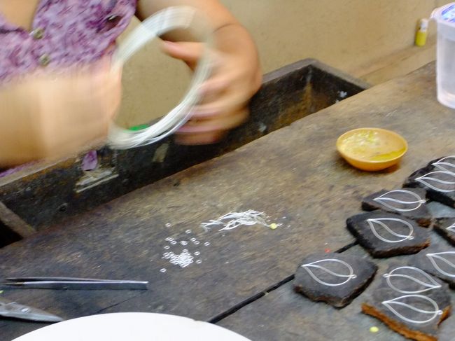 時間もだいぶあったので、<br />どうしようかとガイドさんと話したのですが、<br />それでは買い物でもということになり、<br />定番（？）のチュルク村のシルバー工房に<br />連れて行ってもらいました。