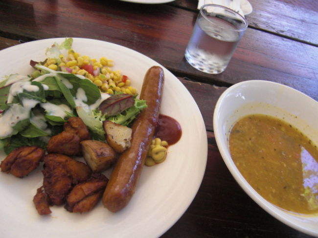 ランチブッフェ☆<br /><br />この他にパンやステーキ、季節のフルーツがありました。<br />パパイヤとキウイフルーツが美味しかった。