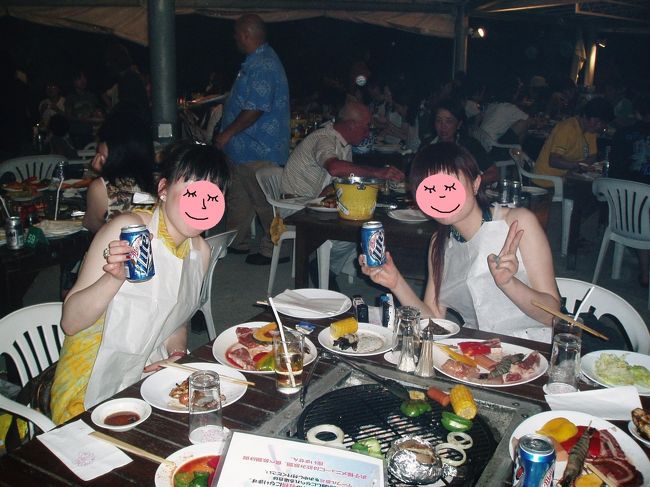 その名の通りＢＢＱ☆<br />グアムのビールは発泡酒っぽくて飲みやすい。