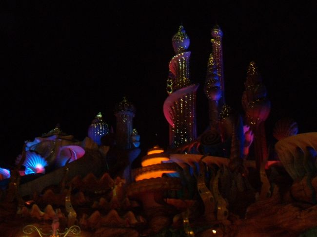 もっといたいけど、8時30分の花火を見て帰宅しました。<br /><br />日帰りだけど充実しました。<br />しかし、眠い。<br />体力ないよ〜<br /><br />ディズニーはやっぱり泊まりがいいね。<br /><br />11月はクリスマスのランド＆シーとミラコスタで結婚記念のお祝いだっっ