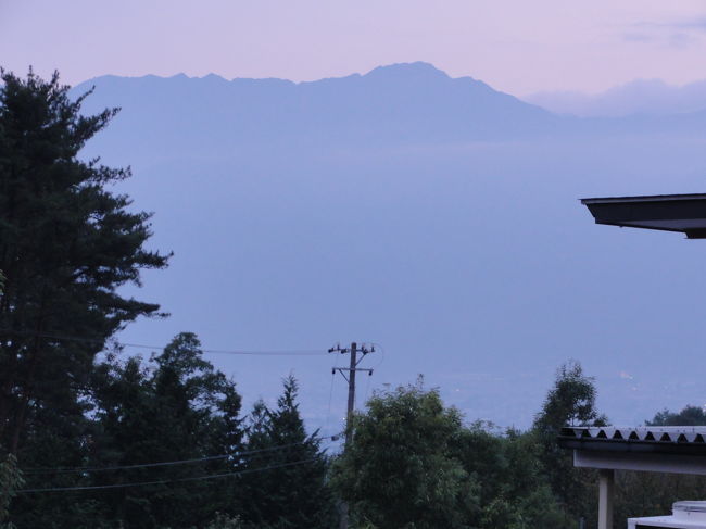 南アルプスもこの通り一瞬顔を出しただけで残念でした。