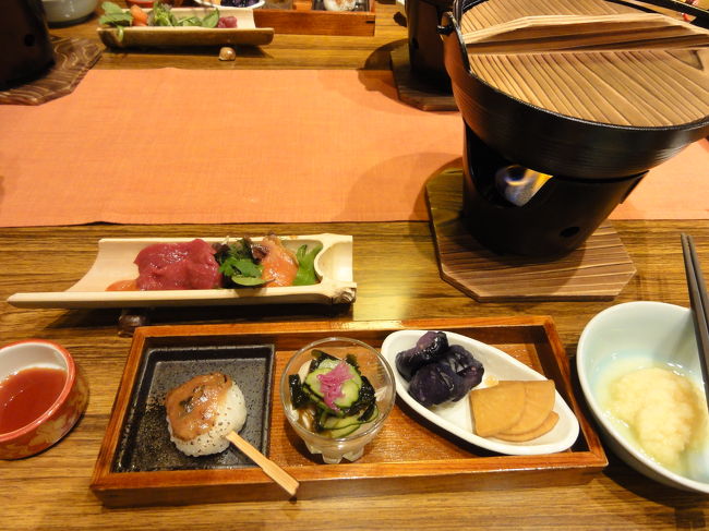 楽しみは夕食のみ、公共の宿と言う事で食事は最初から期待をしていなかったのですが、予想外の美味しさ。