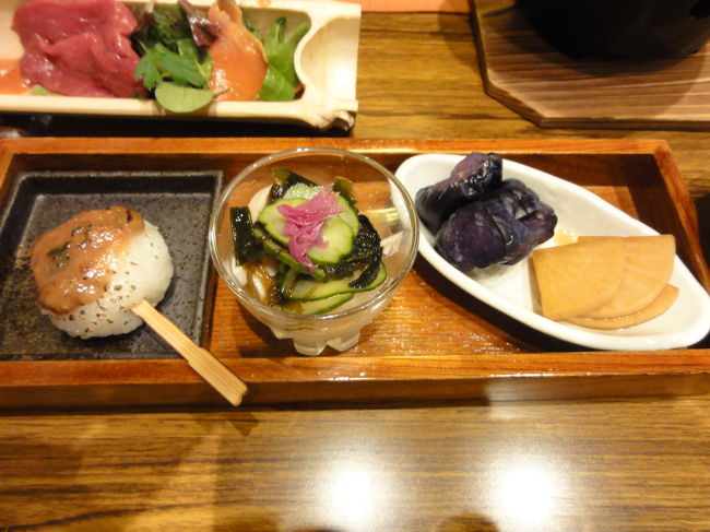 五平餅の味噌の美味しいこと。