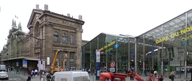 日本でタリスのサイトを使い１０月１日〜２日のパリ北駅・ブルージュ間の往復座席を予約しパリに着いた９月２８日にホテルから北駅までの行き方の下見を兼ねて北駅に行き乗車切符を受取った。<br />今日は ホテルで朝食を取ってから８時少し前にホテルを出発し、２８日に下見をした順路で東駅の構内を通って北駅のタリスの発車ホームに15分位で到着。<br />