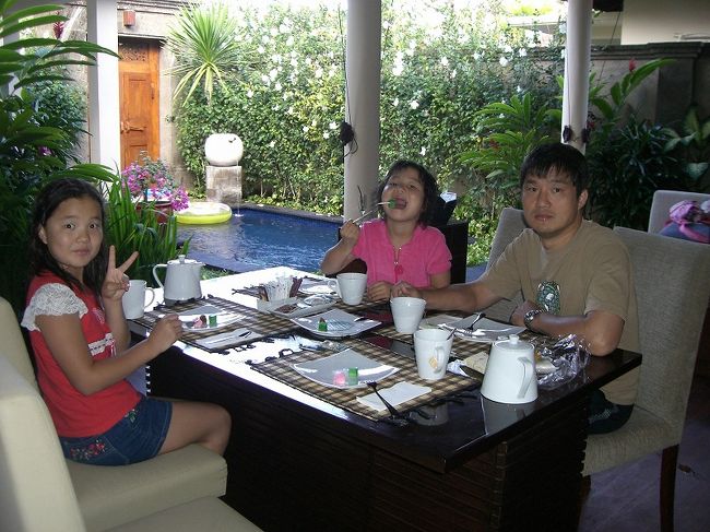 リビングでアフタヌーンティー