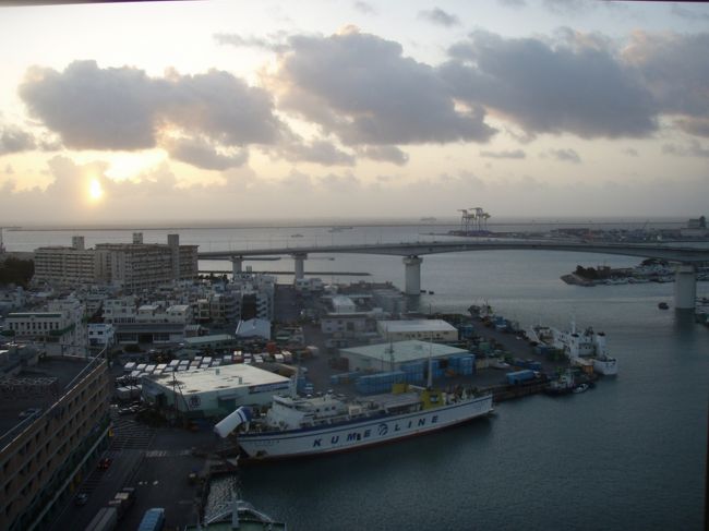 ホテルのお部屋からの景色です。