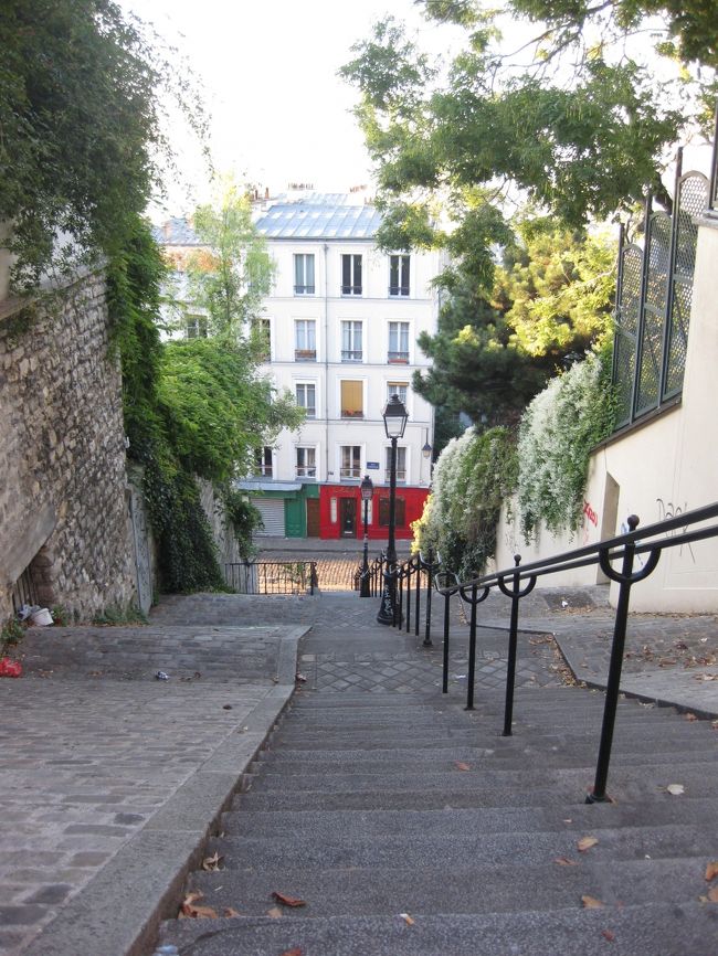 こんな、高低差があるから、あんなに美しい眺望が<br />見下ろせるのですね♪