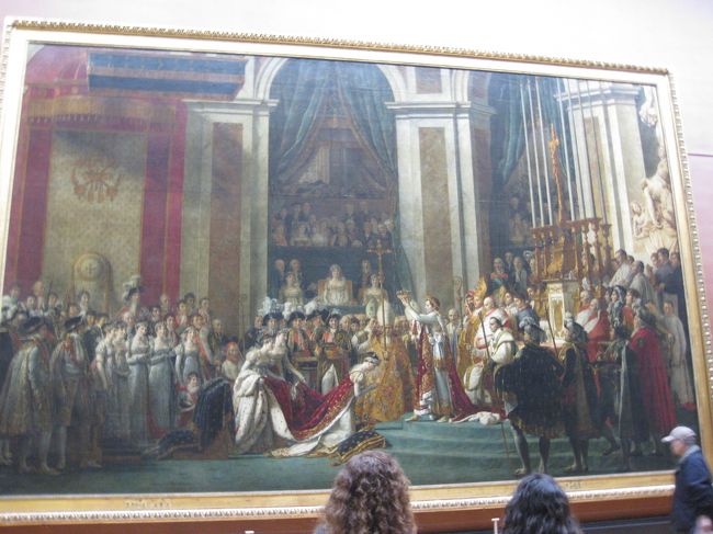 ★ナポレオン１世の戴冠式★<br /><br />大きいです。離れて撮らないと収まらない・・・