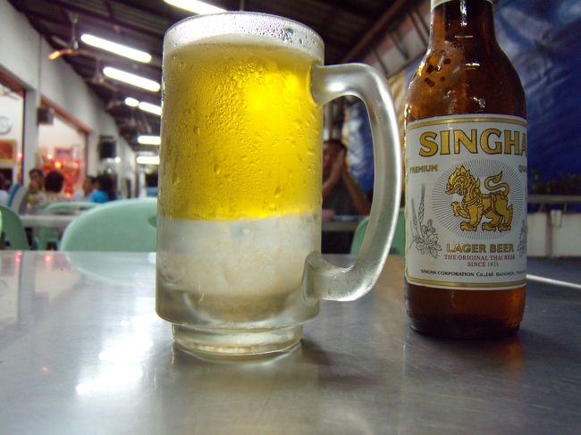 この辺ではビールに氷を入れるのは普通のこと<br /><br />この後、ホテルに戻って寝ました。<br /><br />ラオス旅行（３）　友好橋ウォーキング、ブッダパーク編に続く