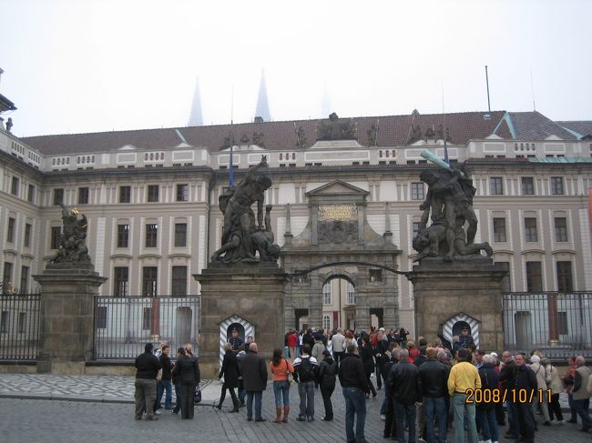 プラハ城の正門です。