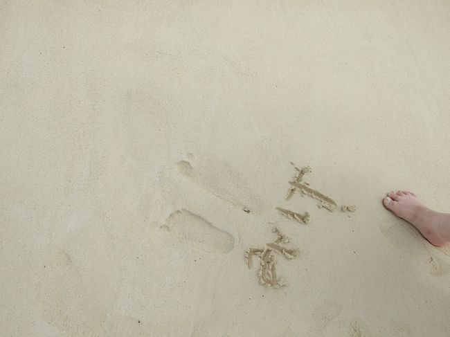 そして、足跡も。