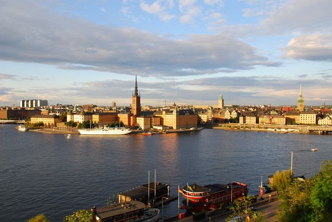 ほんとにストックホルムの街が一望のもと！！