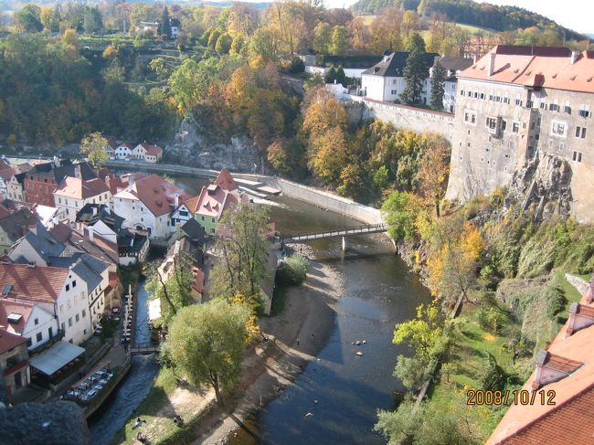 城の塔からみた風景です。