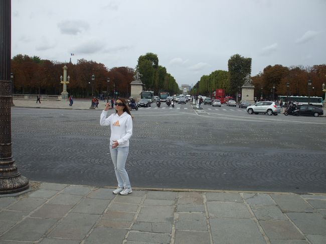 「コンコルド広場から凱旋門」