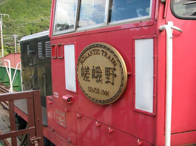 トロッコ亀岡駅では前から写真が撮れない。