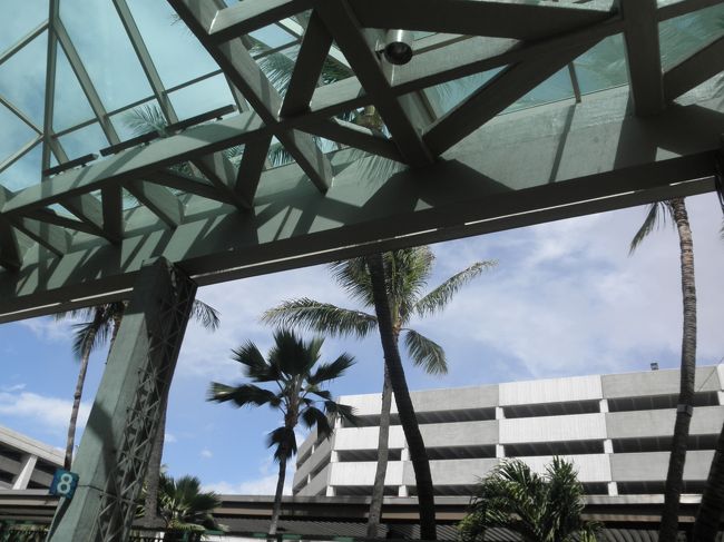 ホノルル空港へ無事に到着。<br />着陸する10分前くらいから揺れで酔ってしまったものの…<br /><br />無事について何より！<br />ツアーなのでバスを待ちます。。<br /><br />このあと、DFSのアロハラウンジへ連れて行かれ、次のバスを待つとかで待たされ…<br />前回と同じJALパックなのに今回は前回よりも時間かかりました；；<br />前はホテルのアロハラウンジだったのになぁ。。<br /><br />1時過ぎにようやく解放されてそのままお昼ご飯を食べにチーズケーキファクトリーへ！<br /><br />すでに日程が押してます…