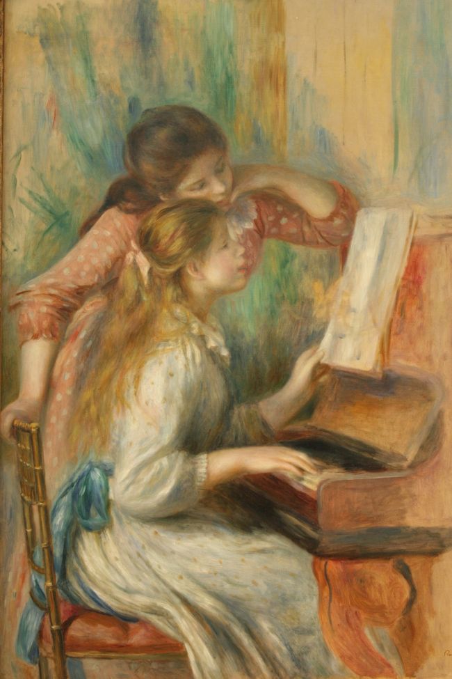 　　<br />　<br /><br /><br />この美術館に置いてあるのは、モネの作品だけではありません。<br /><br /><br /><br /><br />　ルノワール「ピアノを弾く少女たち」