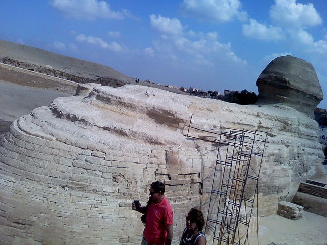 スフィンクスのお尻〜♪