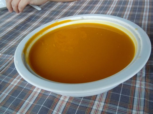ココからはランチ写真<br /><br />パンプキンスープ