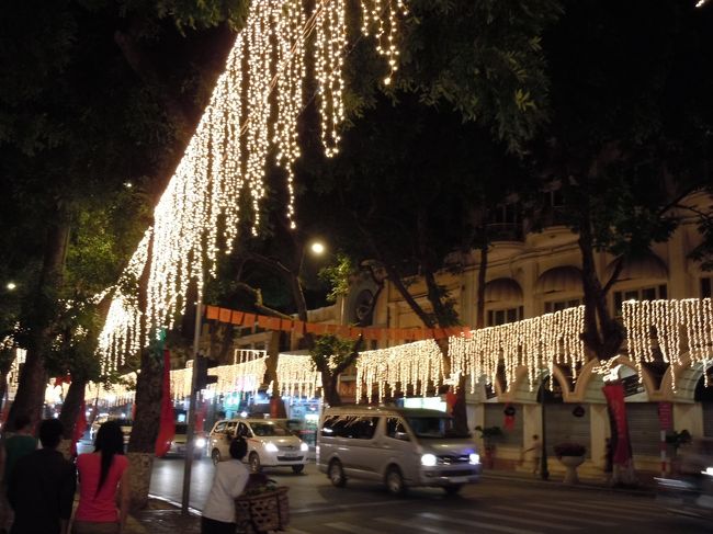 これも遷都1000周年記念なのか、いろんなところでイルミネーション