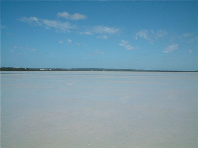 最初に着いたエスぺランスの海。キレイ！寒い！風が強い