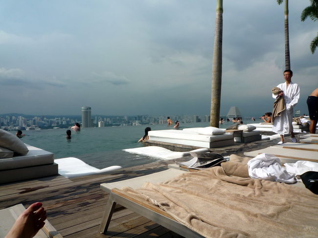 長細いプールなので、直線距離は結構あるみたいです。現地の人は「オリンピックプール」と呼んでいました。