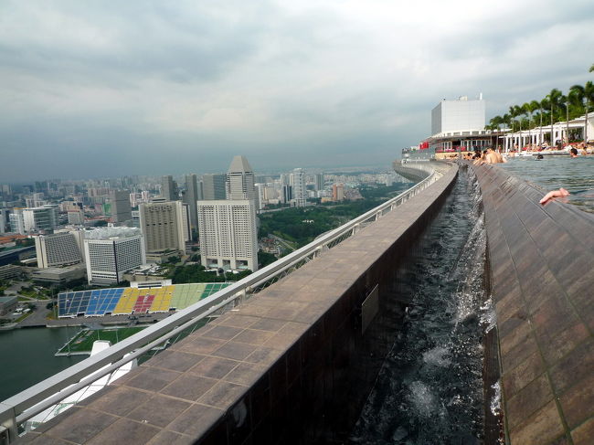 で、プールの淵はどうなっているの？とお思いの方へ、こちらが答えです。このようになっているんですが・・・高所恐怖症の方には厳しいプールですね。