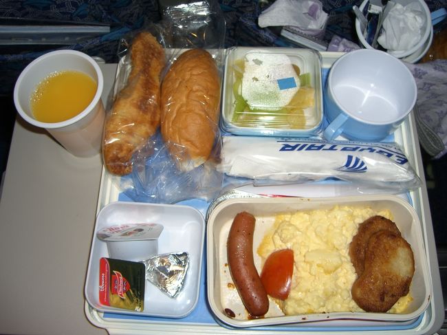 ２回目の機内食