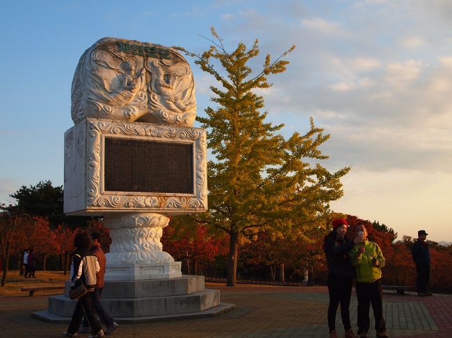 自転車を置いて、仏国寺へ向かいます。<br />大分、日が傾いて参りました(^_^;)
