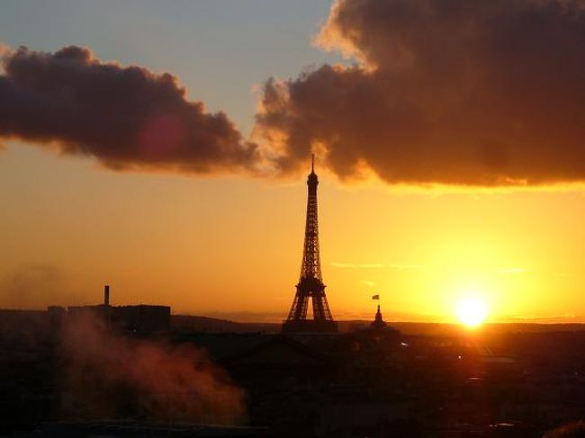 ラファイエットの屋上からみたエッフェル塔