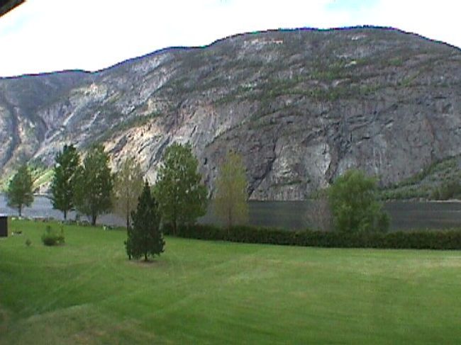 ホテルの窓から。