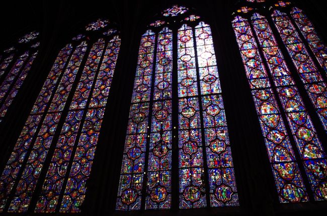 今まで見たステンドグラスの中で一番です。